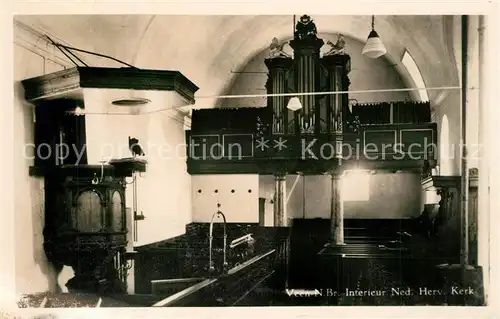 AK / Ansichtskarte Kirchenorgel Kerk Veen 