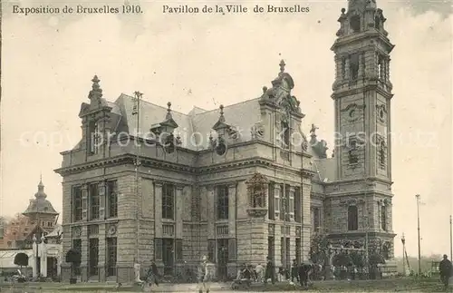 AK / Ansichtskarte Exposition_Universelle_Bruxelles_1910 Pavillon de la Ville de Bruxelles  