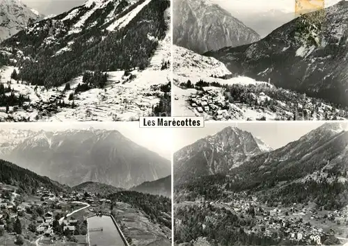 AK / Ansichtskarte Les_Marecottes Gesamtansicht mit Alpenpanorama Les_Marecottes