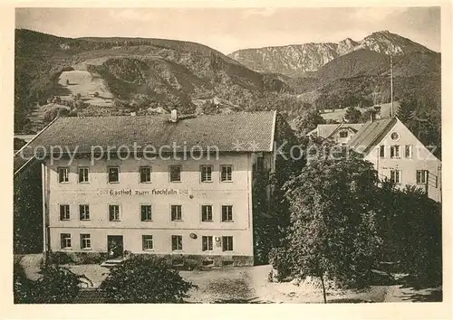 AK / Ansichtskarte Bergen_Chiemgau Gasthof zum Hochfelln Chiemgauer Alpen Bergen Chiemgau