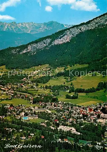 AK / Ansichtskarte Bad_Goisern_Salzkammergut Panorama Kurort gegen Ewige Wand Katrin Gebirge Fliegeraufnahme Bad_Goisern_Salzkammergut