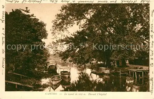 AK / Ansichtskarte Cantho_Can_Tho Le Canal Devant hopital 