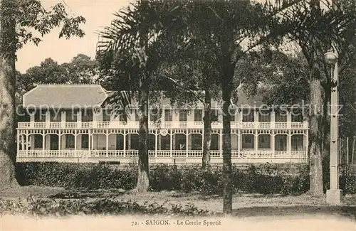 AK / Ansichtskarte Saigon Cercle Sportif saigon