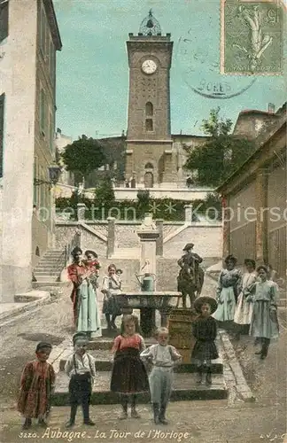 AK / Ansichtskarte Aubagne Tour de l Horloge Aubagne