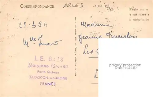 AK / Ansichtskarte Arles_Bouches du Rhone Types d Arlesiennes Arles_Bouches du Rhone