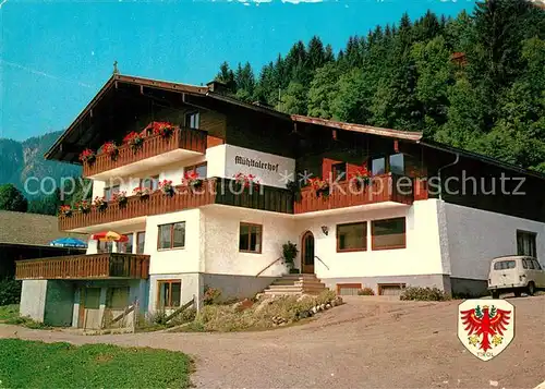 AK / Ansichtskarte Oberau_Wildschoenau_Tirol Pension Muehltalerhof Oberau_Wildschoenau_Tirol