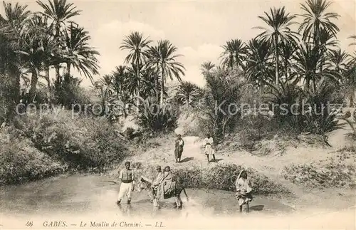 AK / Ansichtskarte Gabes Le Moulin de Chenini Gabes
