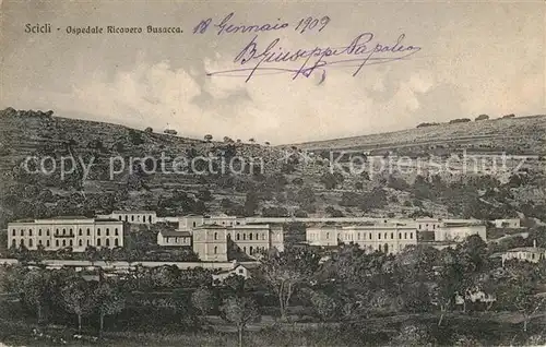 AK / Ansichtskarte Scicli Ospedale Ricovero Busacca 
