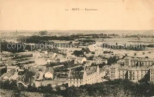 AK / Ansichtskarte Metz_Moselle Panorama Metz_Moselle