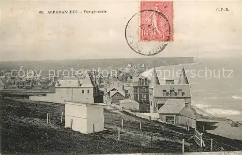 AK / Ansichtskarte Arromanches les Bains Vue generale Arromanches les Bains