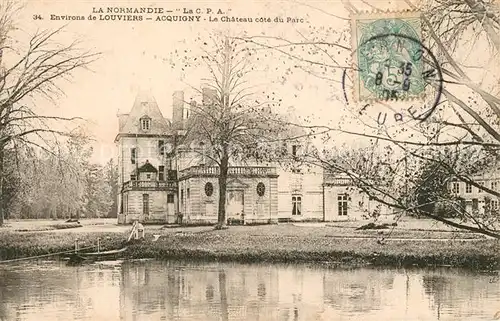 AK / Ansichtskarte Acquigny Le Chateau cote du Parc Acquigny
