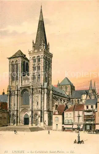 AK / Ansichtskarte Lisieux La Cathedrale Saint Pierre Lisieux