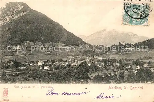AK / Ansichtskarte Menthon Saint Bernard Vue generale et le Parmelan Menthon Saint Bernard