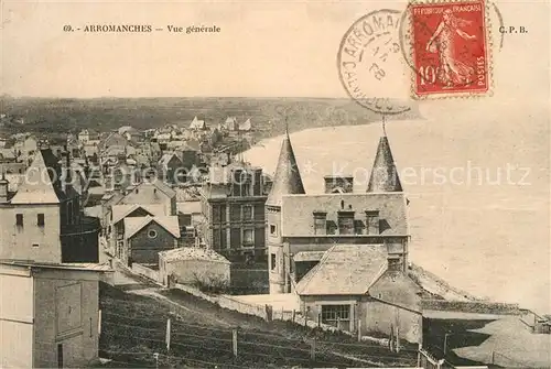 AK / Ansichtskarte Arromanches les Bains Vue generale Arromanches les Bains