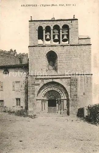 AK / Ansichtskarte Arlempdes Eglise  Arlempdes