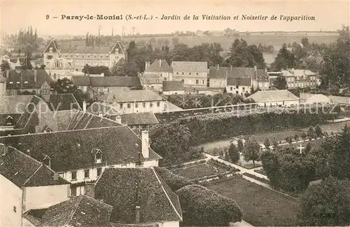 AK / Ansichtskarte Paray le Monial Jardin de la Visitation et Noisetier de l apparition Paray le Monial