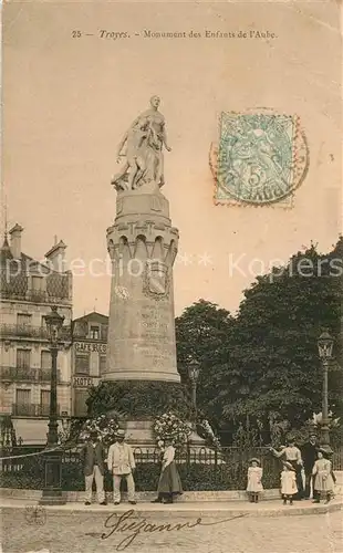 AK / Ansichtskarte Troyes_Aube Monument des Enftants de l`Aube Troyes Aube