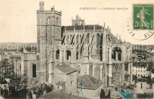 AK / Ansichtskarte Narbonne_Aude Cathedrale Saint Just Narbonne Aude