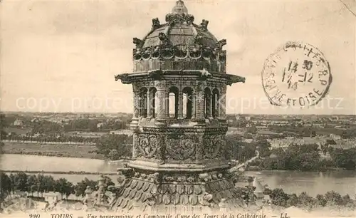 AK / Ansichtskarte Tours_Indre et Loire Tours de la Cathedrale Tours Indre et Loire