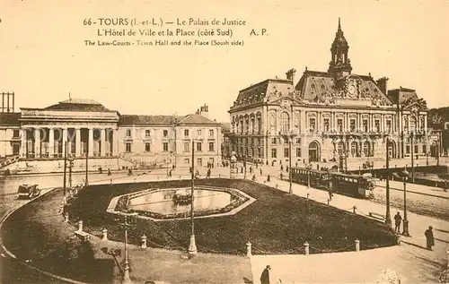AK / Ansichtskarte Tours_Indre et Loire Palais de Justice Tours Indre et Loire
