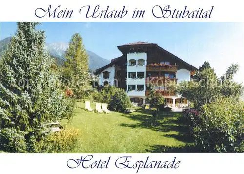 AK / Ansichtskarte Telfes_Stubai Hotel Esplanade im Stubaital Telfes_Stubai