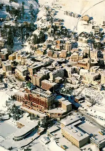 AK / Ansichtskarte St_Moritz_GR Wintersportplatz Alpen Fliegeraufnahme St_Moritz_GR