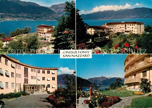 AK / Ansichtskarte San_Nazzaro Casa di riposo Cinque Fonti Lago Maggiore Alpen San_Nazzaro