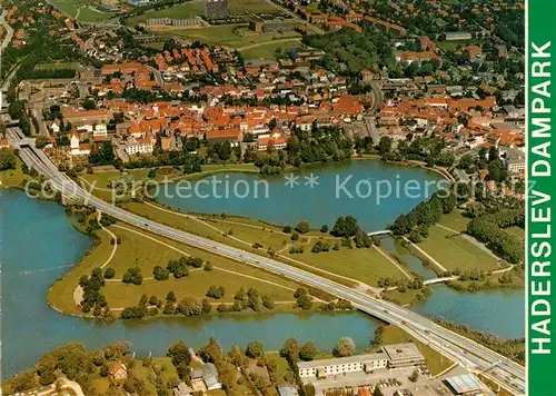 AK / Ansichtskarte Haderslev_Hadersleben Dampark Fliegeraufnahme Haderslev_Hadersleben