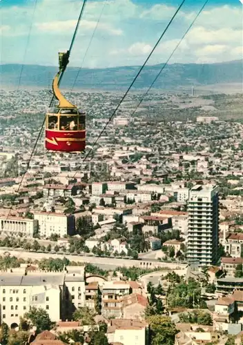 AK / Ansichtskarte Tbilisi Panorama Seilbahn Tbilisi