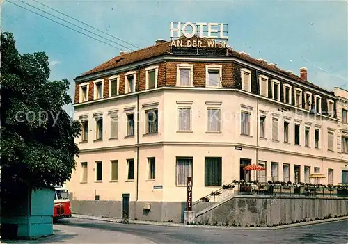 AK / Ansichtskarte Wien Hotel An der Wien Wien