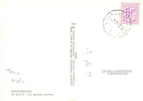 AK / Ansichtskarte Chaudfontaine Vue generale aerienne Chaudfontaine