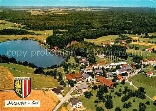 AK / Ansichtskarte Holzoester_See Fliegeraufnahme 