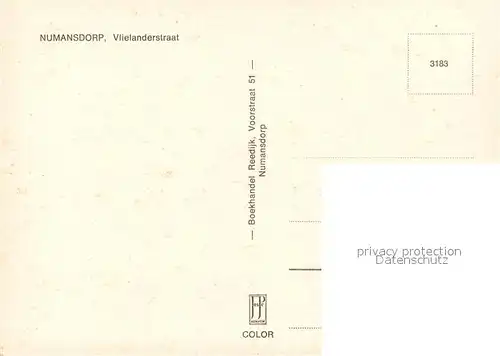 AK / Ansichtskarte Numansdorp Vlielanderstraat Numansdorp