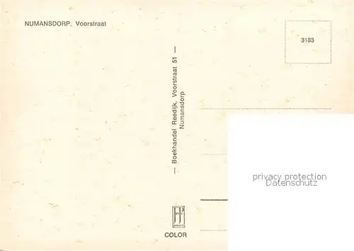 AK / Ansichtskarte Numansdorp Voorstraat Numansdorp