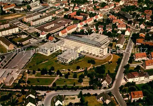AK / Ansichtskarte Northeim Fliegeraufnahme mit Krankenhaus Northeim