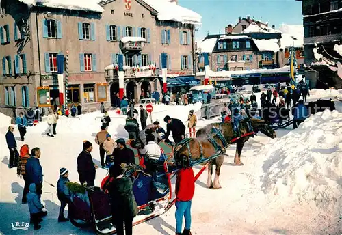 AK / Ansichtskarte Megeve Place de la Mairie Capitale du Ski Megeve