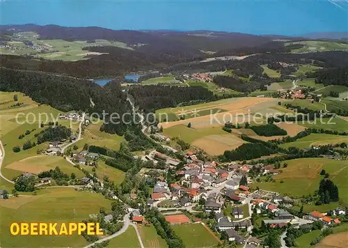 AK / Ansichtskarte Oberkappel Europaeische Organisation fuer Kernforschung CERN Fliegeraufnahme mit Rannasee Oberkappel