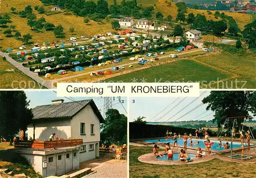 AK / Ansichtskarte Mersch_Luxembourg Camping Um Kronebierg Salle de Sejour Piscine Mersch Luxembourg