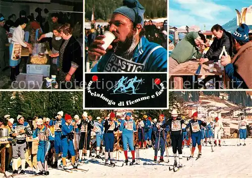 AK / Ansichtskarte Trento Marcialonga Sport  und Volksfest Trento