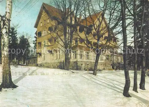 AK / Ansichtskarte Polanica Zdroj  Sanatorium II im Winter Polanica Zdroj 