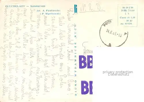 AK / Ansichtskarte Glucholazy Sanatorium Glucholazy