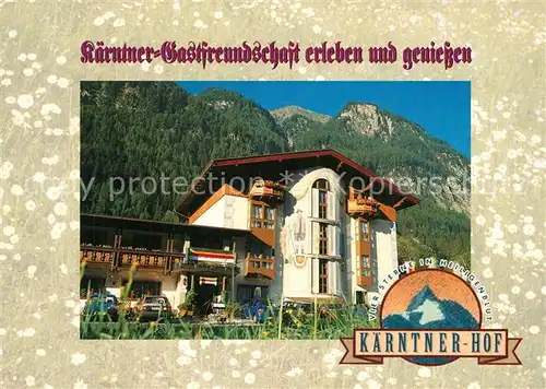 AK / Ansichtskarte Heiligenblut_Kaernten Hotel Kaerntnerhof Alpen Heiligenblut Kaernten