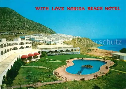 AK / Ansichtskarte Kardamena Norida Beach Hotel Swimming Pool Strand Meerblick Kardamena