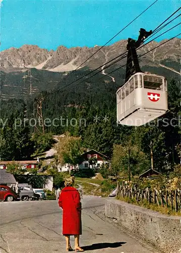 AK / Ansichtskarte Innsbruck Nordkettenbahn mit Seegrube und Hafelekar Innsbruck