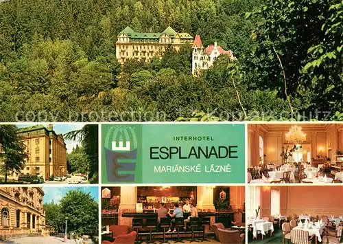 AK / Ansichtskarte Marianske_Lazne Interhotel Esplanade Marianske_Lazne