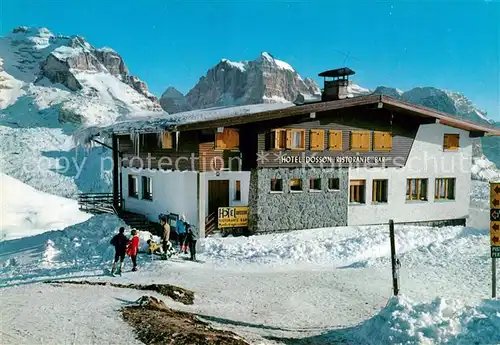 AK / Ansichtskarte Madonna_di_Campiglio Hotel Dosson Ristorante Bar Winter Madonna_di_Campiglio