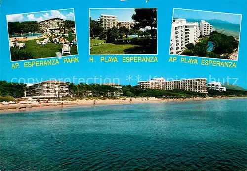 AK / Ansichtskarte Bahia_de_Alcudia Hotel Playa Park Appartemento Playa Esperanza Bahia_de_Alcudia