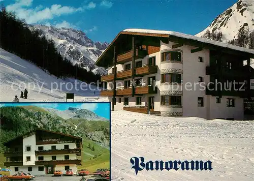 AK / Ansichtskarte Samnaun_Dorf Appartement Panorama  Samnaun Dorf