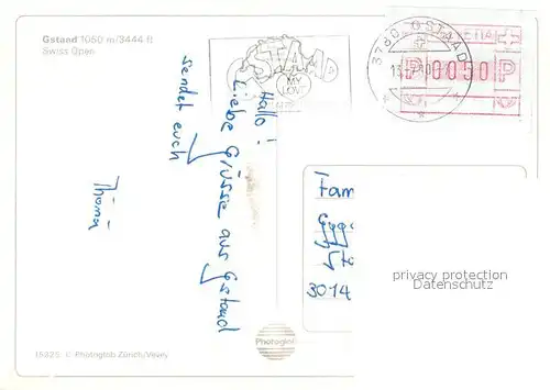 AK / Ansichtskarte Gstaad Swiss Open Gstaad