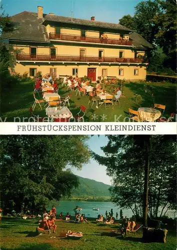 AK / Ansichtskarte Bodensdorf_Ossiacher_See Fruehstueckspension Kleindienst Bodensdorf_Ossiacher_See